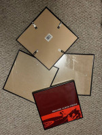 Vinyl records frames