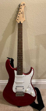 Yamaha Metallic Red Electric Guitar