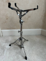 70s 80s silver Sticker TAMA Titan Single Braced Snare Drum Stand - Made In Japan