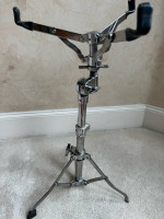 70s 80s silver Sticker TAMA Titan Single Braced Snare Drum Stand - Made In Japan
