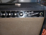 Vintage 1966 Fender Deluxe Reverb Black Face 22-Watt 1x12" Amplifier