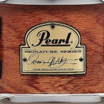 Pearl 13x5" Omar Hakim Signature Snare Drum African Mahogany