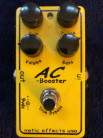 XOTIC AC Booster Pedal with box