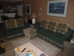 Queen Sofa bed and matching love seat