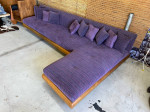 Mid Century Modern Adrian Pearsall Boomerang Sectional Sofa