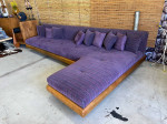 Mid Century Modern Adrian Pearsall Boomerang Sectional Sofa