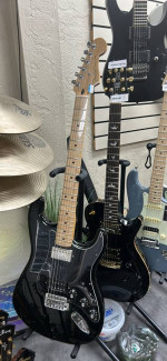 Fender mim blacktop stratocaster w/seymour duncans
