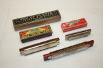 Vintage Harmonica Collection M. Hohner, Mezzotone, Castle Qty 7