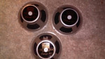 Celestion Vintage 30's, two 16 0hms, 8 ohms is sold.