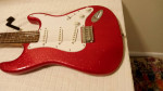 Gold Sparkle finish Squier strat MII.