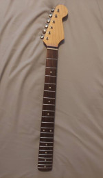 ROASTED MAPLE ROSEWOOD 60's STRAT STYLE NECK W/ TUNING MACHINES