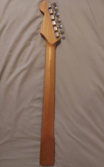 ROASTED MAPLE ROSEWOOD 60's STRAT STYLE NECK W/ TUNING MACHINES