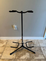 On Stage Stands Double Guitar Stand
