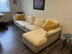 SECTIONAL SOFA IVORY