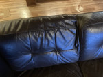 Leather sofa/loveseat/ottoman