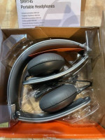 NEW  SHURE SRH145 PORTABLE HEADPHONES GRAY T13-D14
