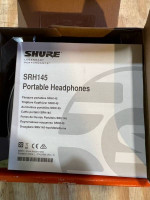 NEW  SHURE SRH145 PORTABLE HEADPHONES GRAY T13-D14