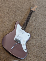 Squier by Fender Jazzmaster electric guitar - Burgundy Mist