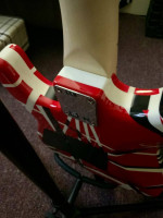 EVH Striped Series Red with Black Stripes