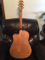 Fender T-Bucket acoustic Guitar flame like new