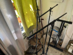3 mic stands