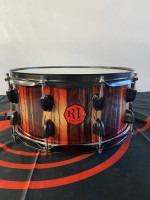 RL Drum co 14x6.5 Blue or red exotic birch snare drums