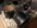 5pc DW Design Iron Satin Metallic drum set 10/12/13/16/22