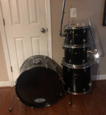 SP 4 pc drum set shell pk black