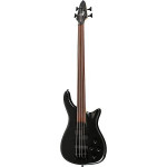 Fretless PJ Bass Guitar Pearl Black Metallic Brand New
