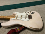 MJT Shell Pink (light) Stratocaster/Partscaster - MIM 50s maple neck