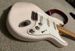 MJT Shell Pink (light) Stratocaster/Partscaster - MIM 50s maple neck