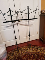 Sheet music/ Music stands