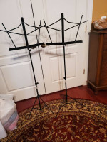 Sheet music/ Music stands
