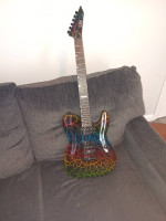 LTD Eclipse 87 NT- Rainbow Crackle (no trades)