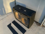 Early 70s Fender Twin Reverb Amp Cabinet with Speakers