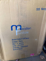 Meridian Navy Blue Velvet Sofa Chair