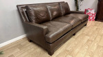 Lee Industries Leather Sofa