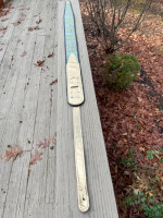Jodi Head guitar strap + Gibson “Flying V” necktie