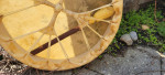 Buffalo Hand Drum 17" Made in Quebec - Never Used