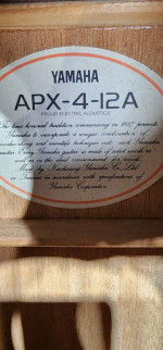 Yamaha Acoustic Guitar~apx-4-12a