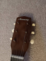 Vintage 60s Harmony (Stella) H 150 Acoustic Flat Top Guitar  Blues