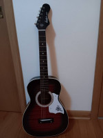 Vintage Stella Harmony H933 Acoustic Guitar w  New Strings