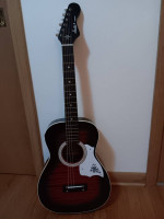 Vintage Stella Harmony H933 Acoustic Guitar w  New Strings