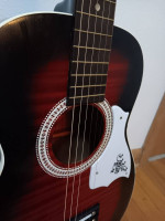 Vintage Stella Harmony H933 Acoustic Guitar w  New Strings