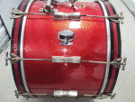 1966 Ludwig Club Date drum set red sparkle 22 14 13