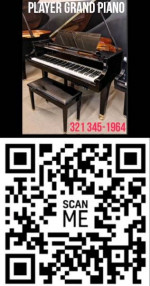 Baby grand piano WITH Player piano System! iPad Controlled upgraded!
