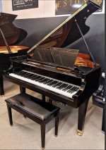 Baby grand piano WITH Player piano System! iPad Controlled upgraded!
