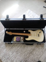 2013 Fender American Standard Stratocaster Maple Olympic White