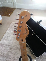 2013 Fender American Standard Stratocaster Maple Olympic White