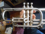 KING MASTER CORNET, SILVER.